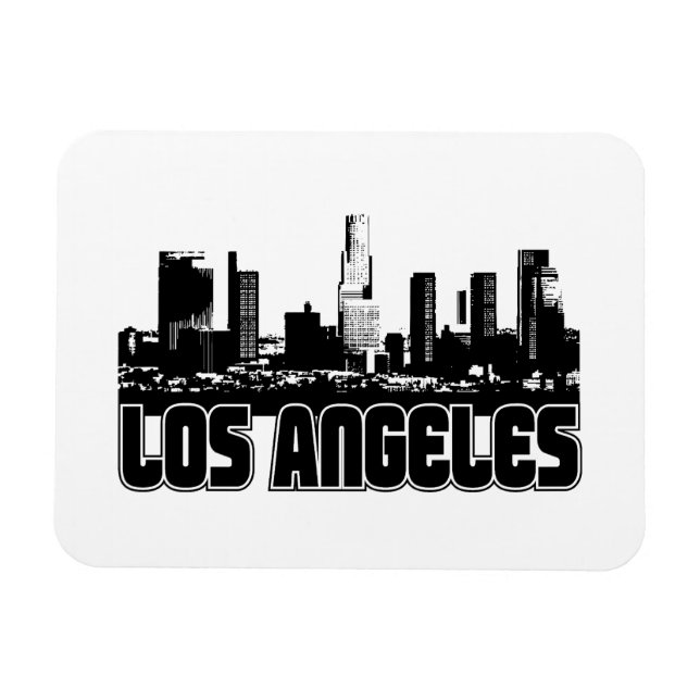 Los Angeles Skyline Magnet (Horisontell)