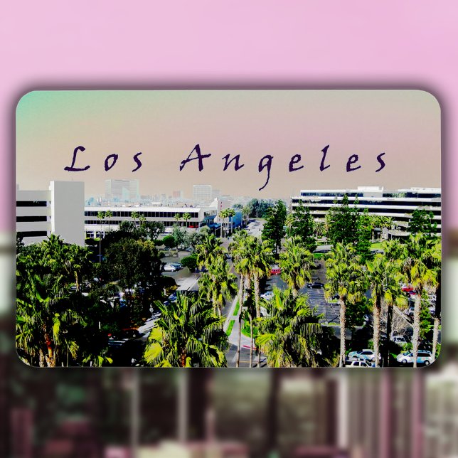 Los Angeles Skyline Magnet (Skapare uppladdad)