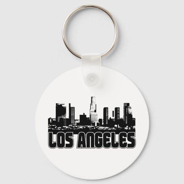 Los Angeles Skyline Nyckelring (Framsida)