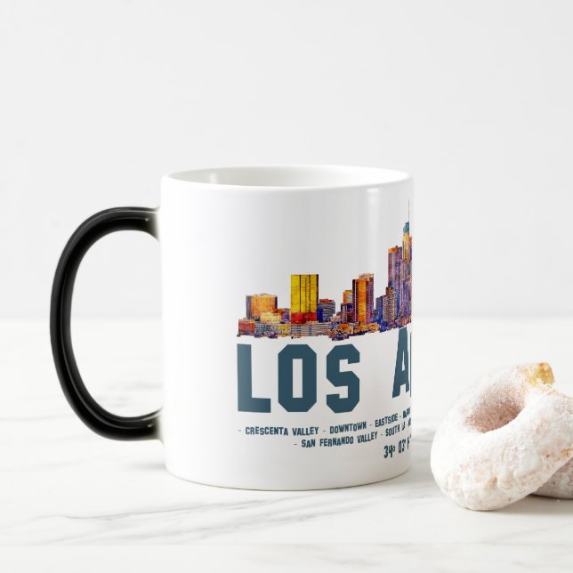 Los Angeles Skyline. Område Namn och koordinater Magisk Mugg (Med munk)