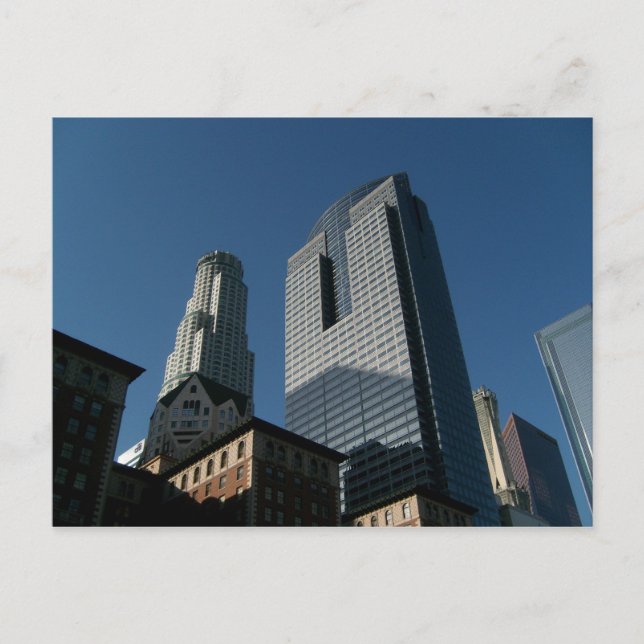 Los Angeles Skyline Postcard Vykort (Framsida)
