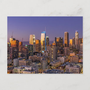 Los Angeles Skyline Postcard Vykort