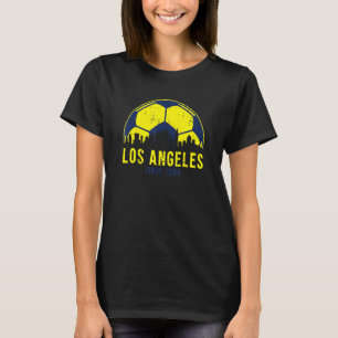 Los Angeles Skyline Soccer Fc Futbol California T Shirt