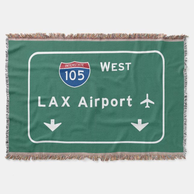Los Angeles SLAPP flygplats I-105 W Interstate Ca Filt (Framsidan)