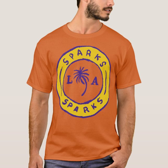Los Angeles Spaaaarks T Shirt (Framsida)