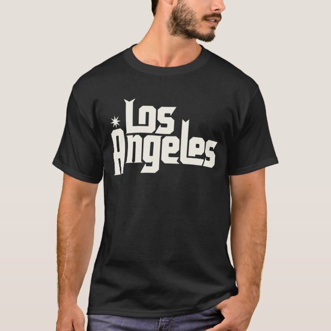Los Angeles Street Stil Retro Urban Design T Shirt (Framsida)