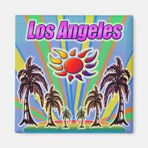 Los Angeles Summer Kärlek Magnet