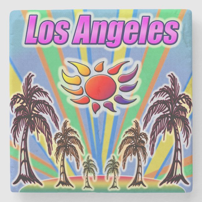 Los Angeles Summer Kärlek Underlägg (Framsidan)