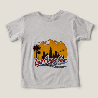 Los Angeles Sunset Skyline T-Shirt Description
