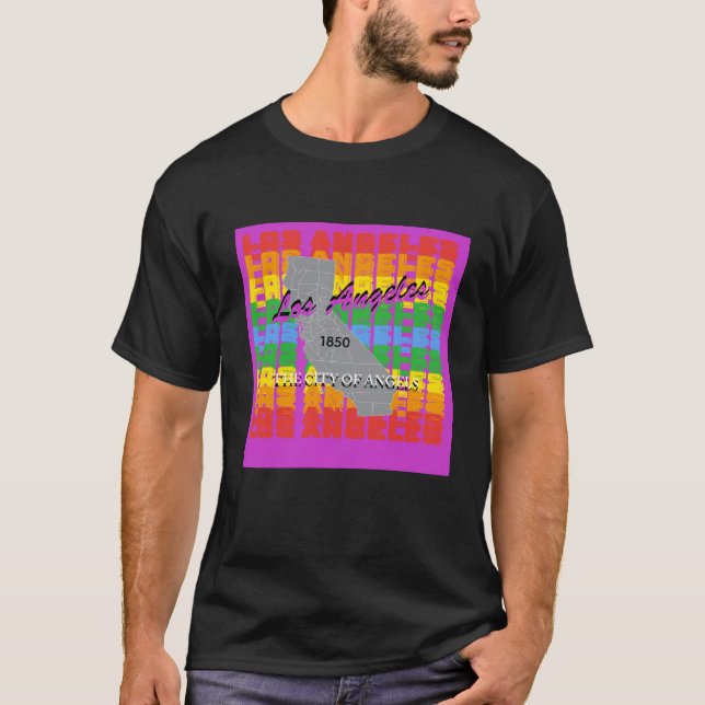 Los Angeles T-shirt  (Framsida)