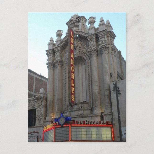Los Angeles Theater Vykort (Framsida)