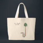 Los Angeles Tote Bag Wedding-tjänst Jumbo Tygkasse<br><div class="desc">Fira din speciella dag i Los Angeles med vår Los Angeles Tote Bag Wedding Favors. Denna snyggt och praktiska tote bags är perfekt för att klinga dina gäster och låta dem bära biet i stadens charm var de än går. Vår Los Angeles Tote bags har ett kollage av stadens mest...</div>