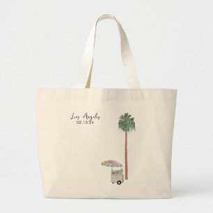 Los Angeles Tote Bag Wedding-tjänst Jumbo Tygkasse
