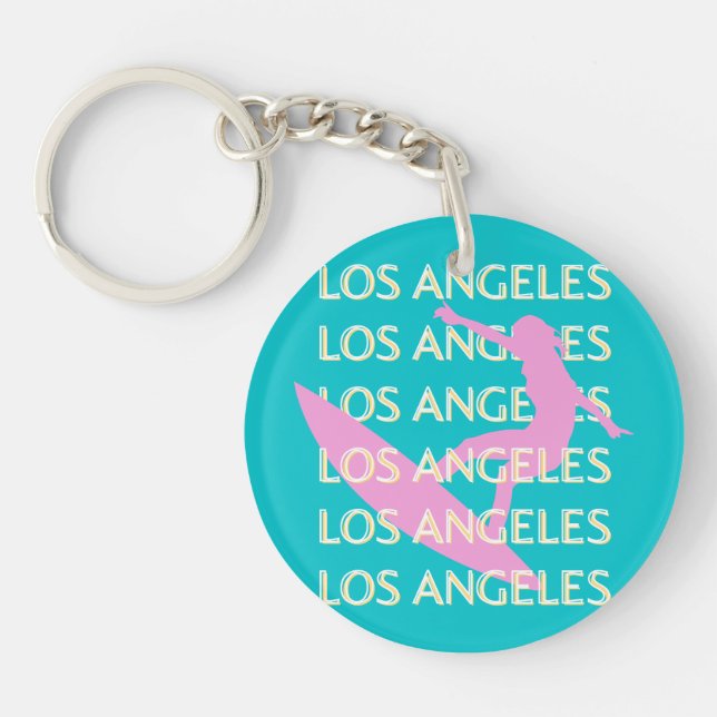 Los Angeles Travel Art, Kalifornien, Surfa Älskare (Framsidan)