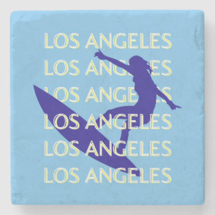 Los Angeles Travel Art, Kalifornien, Travel, Blue Stenunderlägg