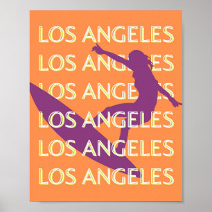 Los Angeles Travel Art, Kalifornien, Travel, Orang Poster