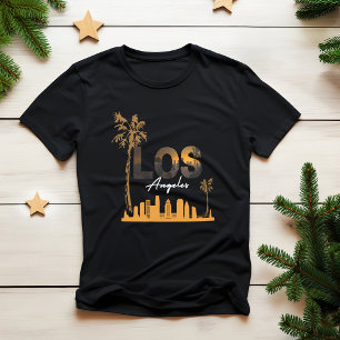 LOS ANGELES Travel T-Shirt Los Angeles Älskare