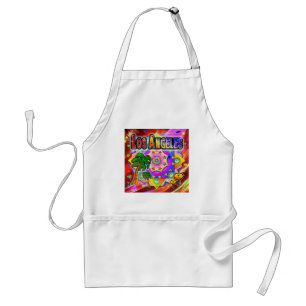 Los Angeles Tropical Friends Apron Förkläde