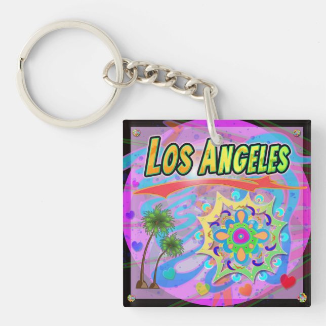 Los Angeles True Progress-nyckelkedja (Framsidan)
