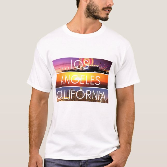 Los Angeles tryckdesign T Shirt (Framsida)