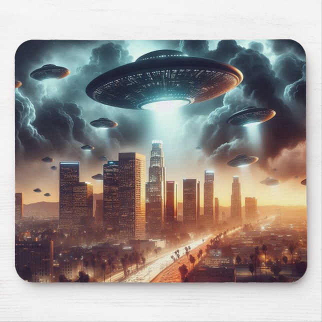 Los Angeles UFO Invasion Musmatta (Framsidan)