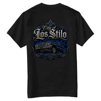 Los Angeles Uppbyggd Inte Köpt bakträff T-shirt