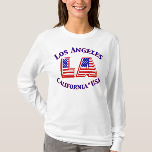Los Angeles USA Patriotic Logotyp Shirt T-shirt