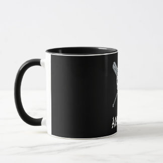 Los Angeles Varsity Stil Baseball Skull Gift Mugg