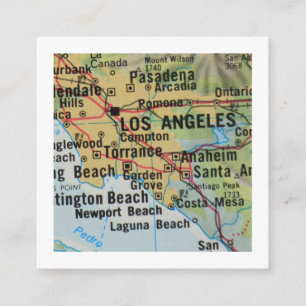 los angeles Vi har flyttat Nytt adress kort