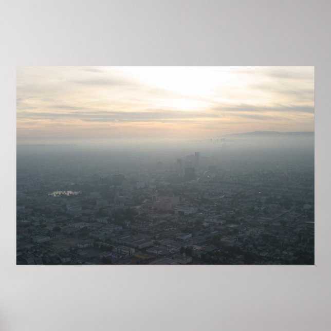 Los Angeles vid dusk Poster (Framsidan)