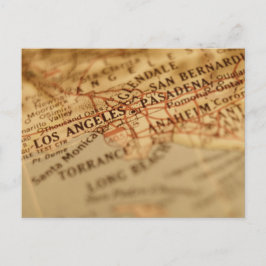 LOS ANGELES Vintage Karta Vykort