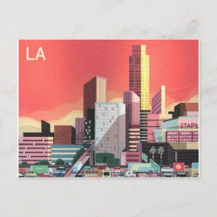 Los Angeles Vintage resor Vykort