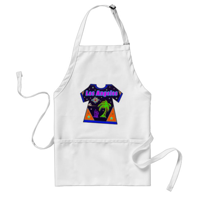 "Los Angeles Vivid 2" Apron Förkläde (Framsidan)