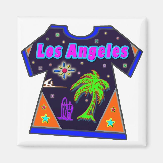 "Los Angeles Vivid 2" Magnet (Framsidan)