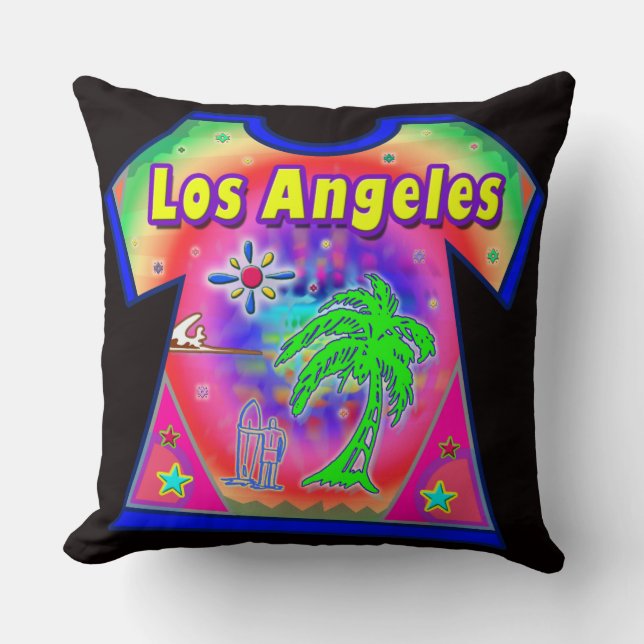 "Los Angeles Vivid 4" Pillow Kudde (Framsida)