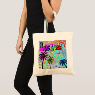 Los Angeles Vivid Romantik Tote Bag Tygkasse