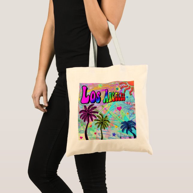 Los Angeles Vivid Romantik Tote Bag Tygkasse (Framsida (produkt))