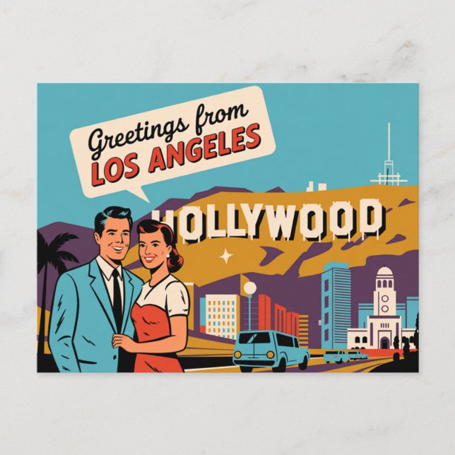Los angeles vykort (Framsida)
