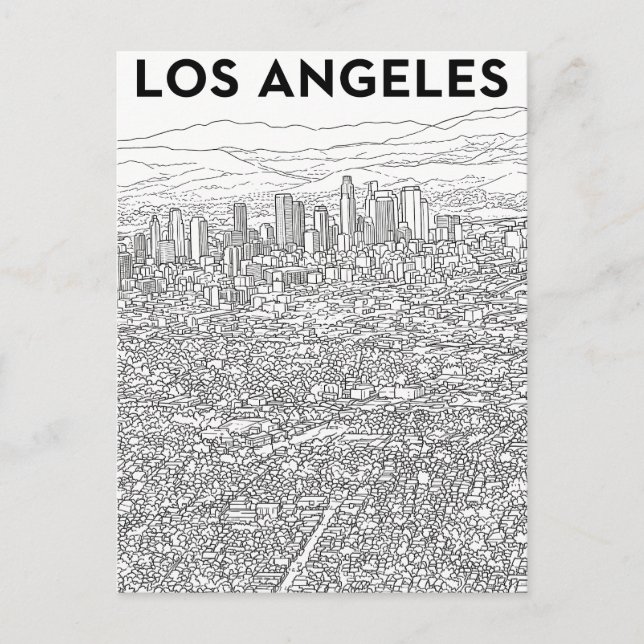 Los Angeles  Vykort (Framsida)
