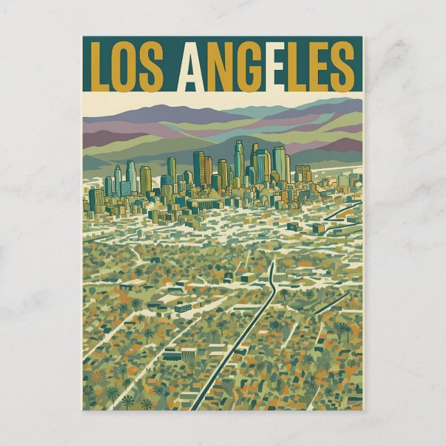 Los Angeles  Vykort (Framsida)