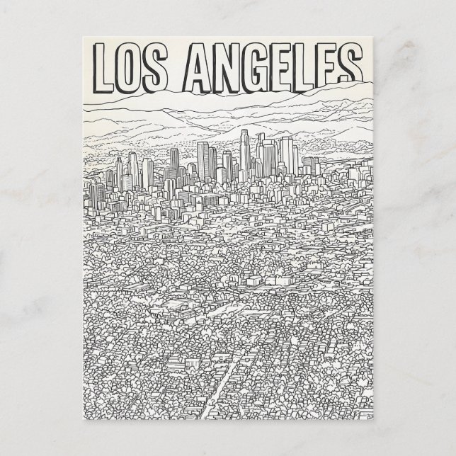 Los Angeles  Vykort (Framsida)