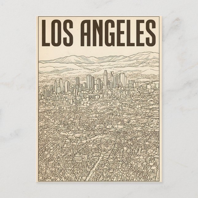 Los Angeles  Vykort (Framsida)
