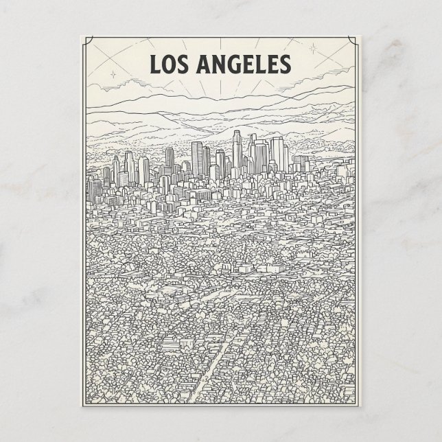 Los Angeles  Vykort (Framsida)