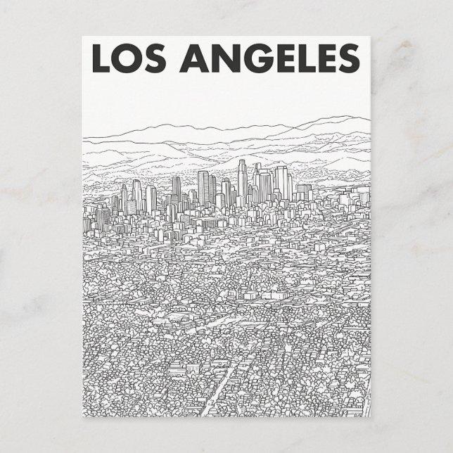 Los Angeles  Vykort (Framsida)