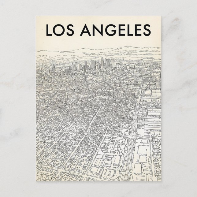 Los Angeles  Vykort (Framsida)