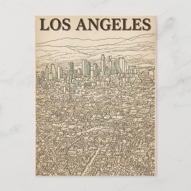 Los Angeles  Vykort (Framsida)