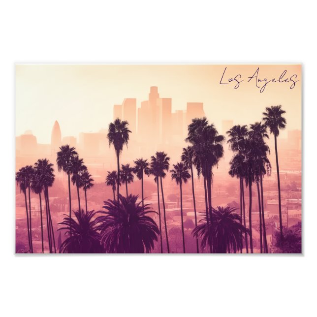 Los Angeles vykort Fototryck (Framsidan)