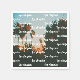Los Angeles, West Hollywood Resminirke Pappersservett
