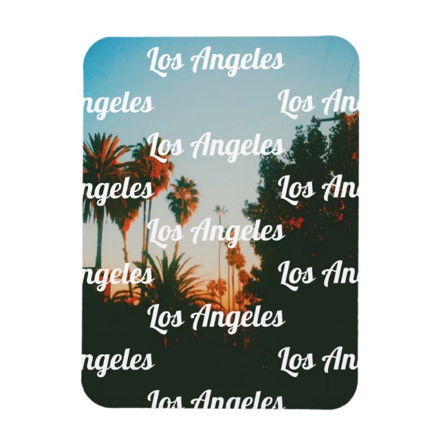 Los Angeles, West Hollywood Resminner från Resan Magnet (Vertikal)