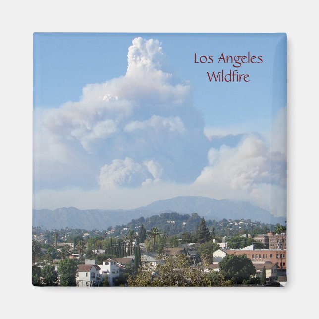 Los Angeles Wildfire Magnet! Dag. Magnet (Framsidan)